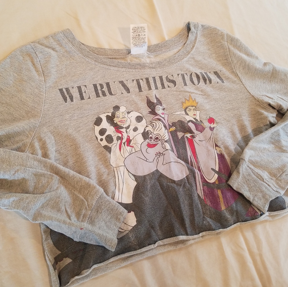 Disney Villains Crop sweatshirt